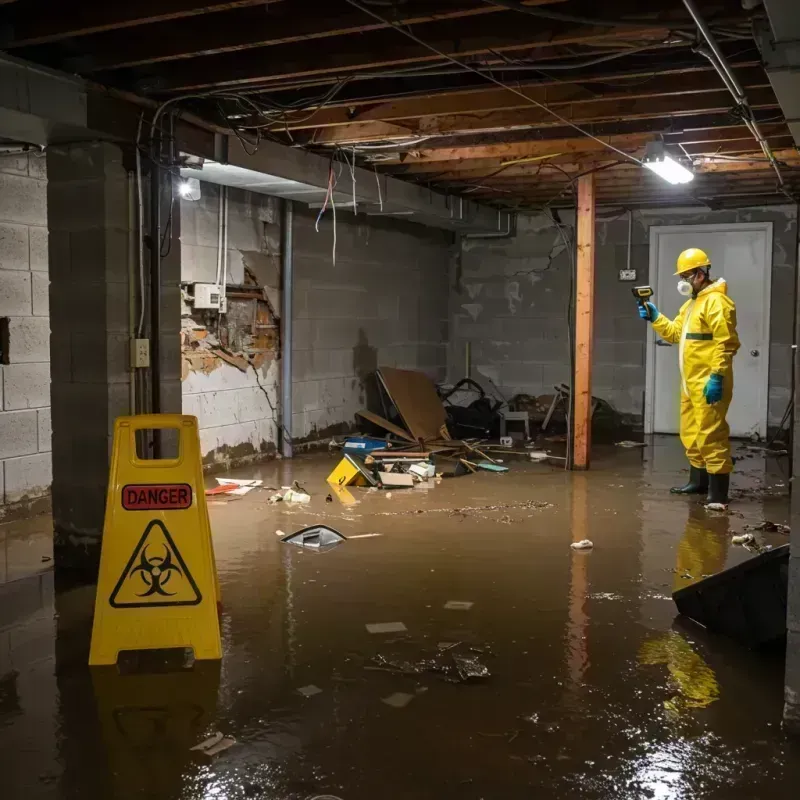 Flooded Basement Electrical Hazard in West View, PA Property